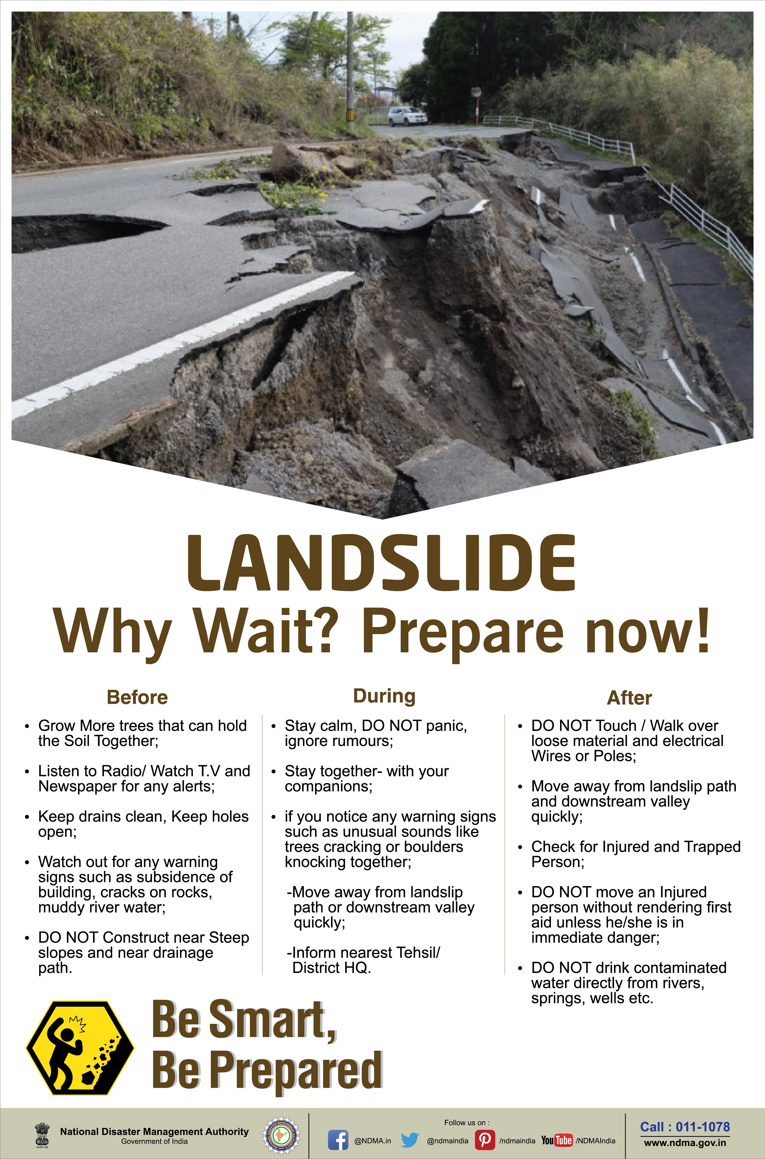 Landslide - why wait? Prepare now! 